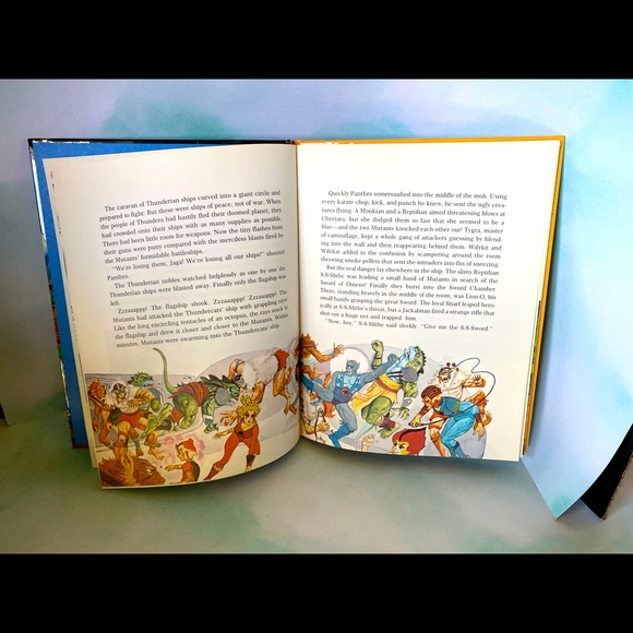 THUNDERCATS ADVENTURE VINTAGE 80s ESCAPE TO THIRD EARTH HARDCOVER BOOK 29p. - Picture 7 of 12